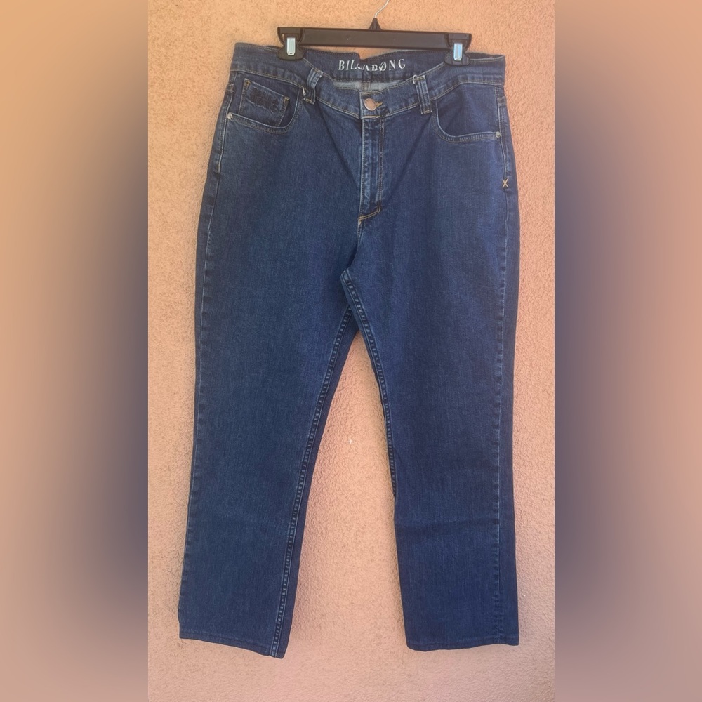 Old Navy Mens Blue Jeans Straight  Legs SZ 38x34 Denim